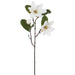 27" Silk Magnolia Flower Stem -White (pack of 12) - FSM280-WH