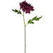 24.75" Silk Mum Flower Stem -Burgundy (pack of 12) - FSM354-BU