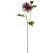 23.5" Silk Mum Flower Stem -Burgundy (pack of 12) - FSM357-BU