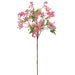 28" Crepe Myrtle Silk Flower Stem -Dark Pink (pack of 12) - FSM387-PK/DK