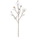 35" Japanese Magnolia Silk Flower Stem -White (pack of 12) - FSM502-WH