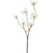 28" Faux Magnolia Flower Stem -White (pack of 12) - FSM510-WH