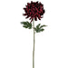 32" Mum Silk Flower Stem -Burgundy (Pack of 12) - FSM674-BU