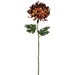 32" Mum Silk Flower Stem -Yellow/Brown (Pack of 12) - FSM674-YE/BR