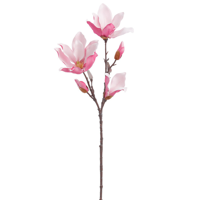 30.5" Japanese Magnolia Silk Flower Stem -2 Tone Cerise (Pack of 12) - FSM844-CE/TT