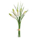 10" Muscari Silk Flower Stem Bundle -White (Pack of 24) - FSM848-WH