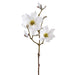 25" Magnolia Faux Flower Stem -White (Pack of 12) - FSM943-WH