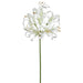 24" Silk Nerine Lily Flower Stem -White (Pack of 12) - FSN240-WH