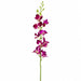 35.5" Silk Dendrobium Orchid Flower Spray -Purple (Pack of 12) - FSO008-PU