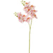 30" Phalaenopsis Orchid Silk Flower Stem -Pink/Cream (pack of 12) - FSO040-PK/CR