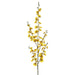 40" Silk Oncidium Orchid Flower Spray -Yellow (pack of 12) - FSO055-YE
