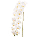 45" Silk Phalaenopsis Orchid Flower Spray -White (pack of 6) - FSO077-WH