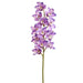 38" Handwrapped Silk Cymbidium Orchid Flower Stem -Lavender (pack of 12) - FSO109-LV