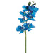 28" Silk Phalaenopsis Orchid Flower Spray -Delphinium (pack of 12) - FSO121-DL