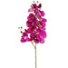 34" Silk Phalaenopsis Orchid Flower Spray -Orchid/Cream (pack of 12) - FSO124-OC/CR