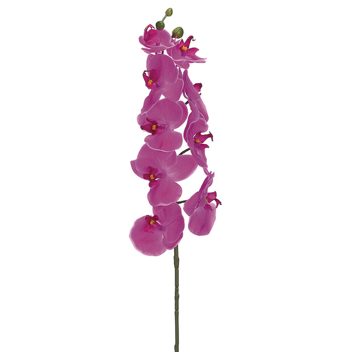 30" Phalaenopsis Orchid Silk Flower Stem -Orchid (pack of 12) - FSO174-OC