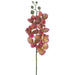 25" Silk Phalaenopsis Orchid Flower Stem -Lavender/Green (pack of 12) - FSO203-LV/GR