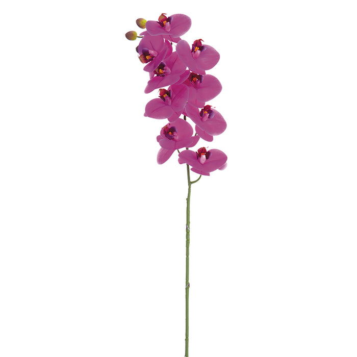 31.5" Phalaenopsis Orchid Silk Flower Stem -Orchid (pack of 12) - FSO213-OC