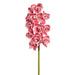 30" Hand-Wrapped Cymbidium Orchid Silk Flower Stem -Mauve (Pack of 12) - FSO308-MV