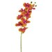 30" Silk Phalaenopsis Orchid Flower Spray -Rubrum (pack of 12) - FSO430-RB/GR
