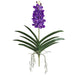25" Real Touch Hand-Wrapped Vanda Orchid Silk Flower Stem -Delphinium Blue (Pack of 12) - FSO595-DL/BL