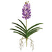 25" Real Touch Hand-Wrapped Vanda Orchid Silk Flower Stem -Lavender (Pack of 12) - FSO595-LV