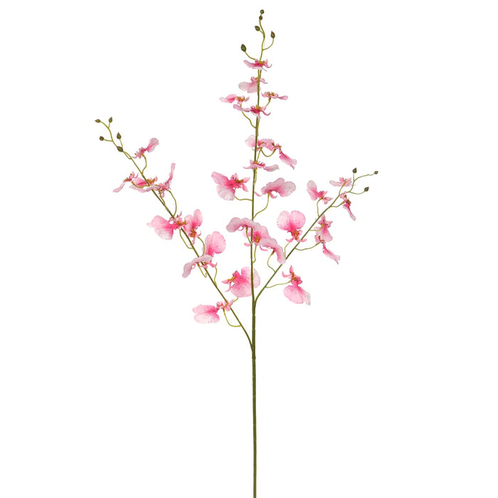 38" Silk Oncidium Orchid Flower Stem -2 Tone Pink (pack of 12) - FSO601-PK/TT