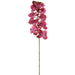 42.5" Real Touch Silk Phalaenopsis Orchid Flower Stem -Plum (pack of 6) - FSO614-PL