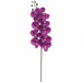 41" Hand-Wrapped Phalaenopsis Orchid Faux Flower Stem -Dark Orchid (Pack of 12) - FSO811-OC/DK