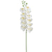 41" Hand-Wrapped Phalaenopsis Orchid Faux Flower Stem -White (Pack of 12) - FSO811-WH