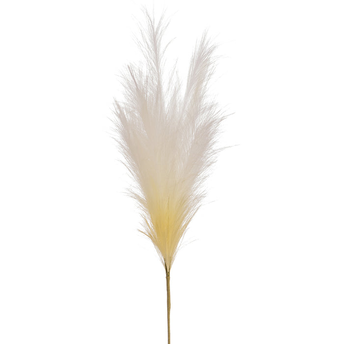 28" Artificial Plume Grass Stem -2 Tone Cream (pack of 12) - FSP017-CR/TT