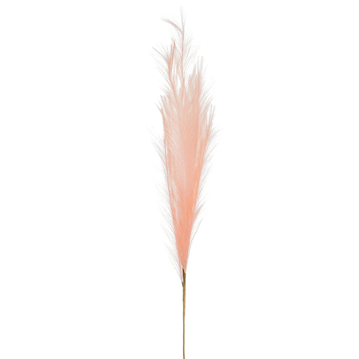 44" Artificial Plume Grass Stem -Pink (pack of 12) - FSP018-PK