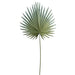 30" Silk Fan Palm Leaf Stem -Green/Gray (pack of 12) - FSP055-GR/GY