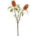 35" Protea Artificial Flower Stem -Orange (Pack of 8) - FSP064-OR