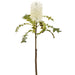 25" Protea Artificial Flower Stem -White (Pack of 12) - FSP067-WH