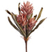 17" Dried-Look Artificial Pineapple Flower Stem -Light Brown (pack of 6) - FSP106-BR/LT