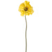 30" Poppy Silk Flower Stem -Yellow (Pack of 6) - FSP160-YE