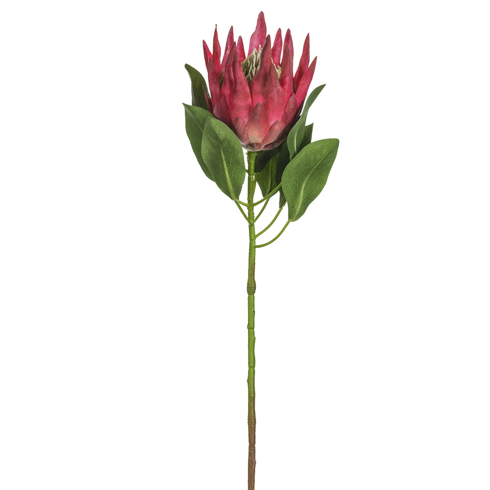 29" Artificial King Protea Flower Stem Beauty Protea Stem — Silks
