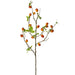 33" Artificial Poppy Pod Flower Stem -Orange (pack of 12) - FSP213-OR
