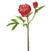 26" Real Touch Silk Peony Flower Stem -Red/Cream (pack of 12) - FSP232-RE/CR