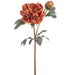 26" Peony Silk Flower Stem -Orange (Pack of 12) - FSP283-OR