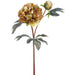 26" Peony Silk Flower Stem -Yellow/Green (Pack of 12) - FSP283-YE/GR