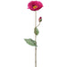26" Silk Poppy Flower Stem -Beauty (pack of 12) - FSP295-BT