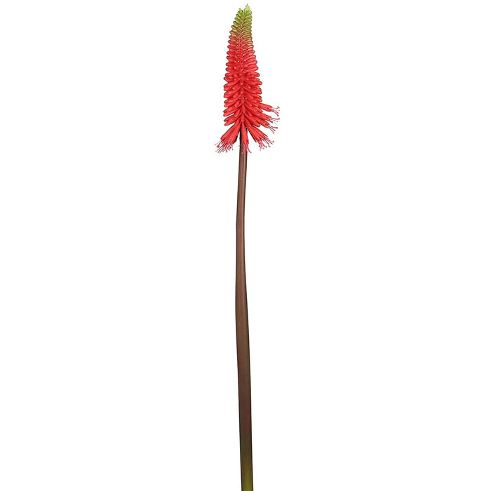 39.5" Red Hot Poker Silk Flower Stem -Red (pack of 12) - FSP301-RE