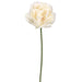 19" Faux Peony Silk Flower Stem -Cream/Blush (Pack of 12) - FSP302-CR/BS
