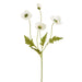 23" Silk Poppy Flower Stem -White (pack of 24) - FSP332-WH
