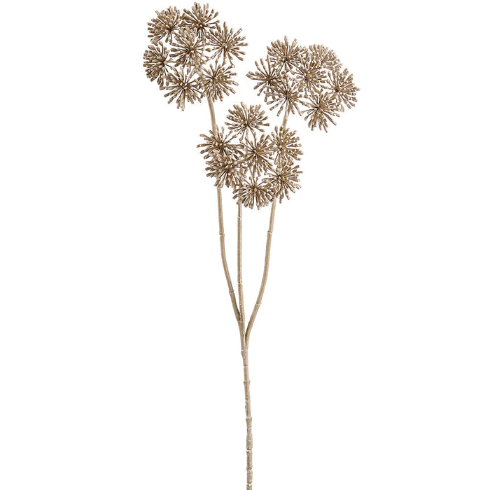 33" Cow Parsnip Artificial Flower Stem -Beige (Pack of 12) - FSP371-BE