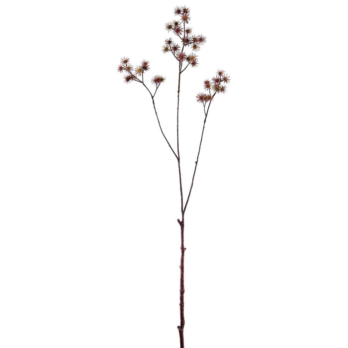 37.5" Cow Parsley Queen Anne's Lace Artificial Flower Stem -Brown (pack of 12) - FSP382-BR