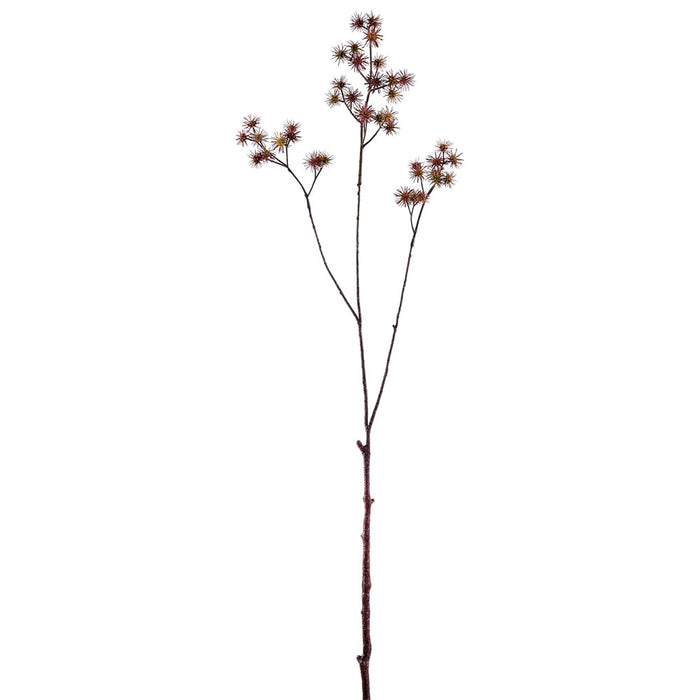 37.5" Cow Parsley Queen Anne's Lace Artificial Flower Stem -Brown (Pack of 12) - FSP382-BR