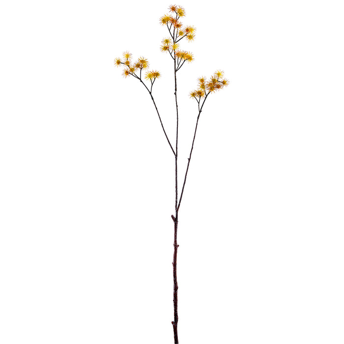 37.5" Cow Parsley Artificial Flower Stem -Yellow (Pack of 12) - FSP382-YE